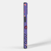 Personalisierte Lila Herzfrequenz iPhone 14 Fall Case-Mate iPhone Hülle (Rückseite / Rechts)