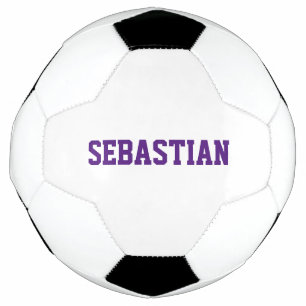 Personalisierte lila individuelle Name-Mannschafts Fußball