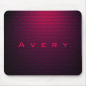 Personalisierte Lila Kohlenstofffaser gemustert Mousepad (Vorne)