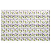 Personalisierte Lila Kunstradlehrerin in Crayons Stoff (Fat Quarter (45,7 x 55,9 cm))