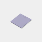 Personalisierte lila Post-it-Notizen Post-it Klebezettel (angewinkelt)