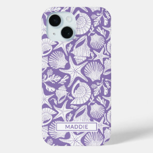 Personalisierte lila Schalen Case-Mate iPhone Hülle