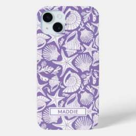 Personalisierte lila Schalen Case-Mate iPhone Hülle