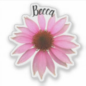 Personalisierte Lila Schutzkappe Aufkleber (Vorderseite)