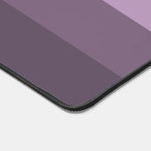 Personalisierte Lila Streifen Monogramm Schreibtischunterlage (Ecke)