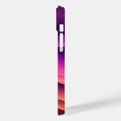 Personalisierte Lila- und Orangenwaagen Case-Mate iPhone Hülle (Rückseite / Links)