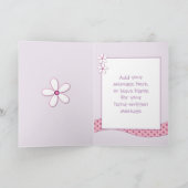 Personalisierte Lilac-Sonderaktion Geburtstag Karte (Innenseite)