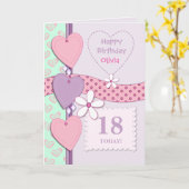 Personalisierte Lilac-Sonderaktion Geburtstag Karte (Gelbe Blume)