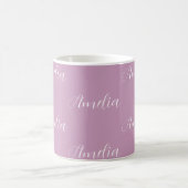 Personalisierte Lilie Kaffeetasse (Mittel)