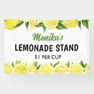 Personalisierte Limonade Banner