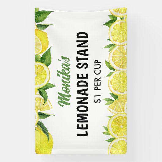 Personalisierte Limonade Banner (Vertikal)