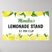 Personalisierte Limonade Poster (Vorne)