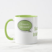 Personalisierte Limone grüne Tasse (Links)