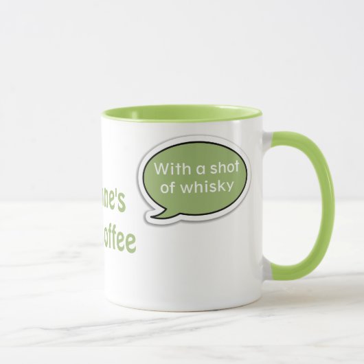 Personalisierte Limone grüne Tasse (Rechts)