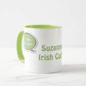 Personalisierte Limone grüne Tasse (Vorderseite Links)