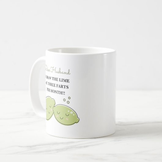Personalisierte Limone Tasse (Vorderseite Links)