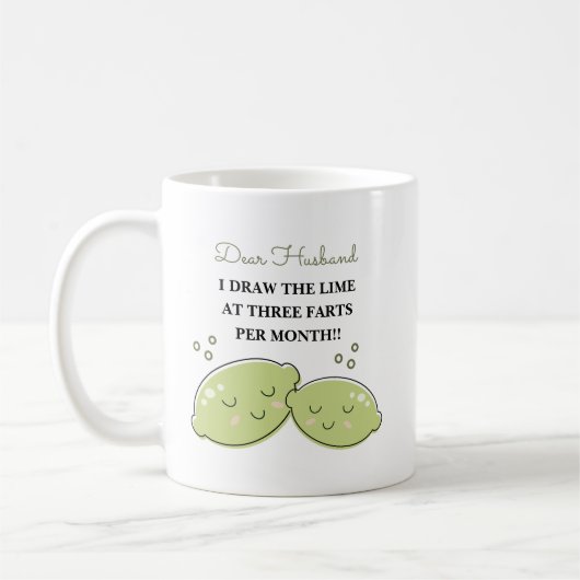 Personalisierte Limone Tasse (Links)