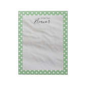 Personalisierte Linde Notizblock (Rotiert)