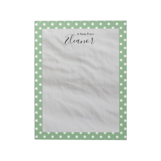 Personalisierte Linde Notizblock (Rotiert)