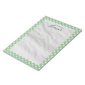 Personalisierte Linde Notizblock (angewinkelt)