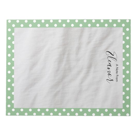 Personalisierte Linde Notizblock (Vorderseite)