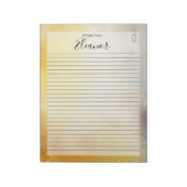 Personalisierte Linde Notizblock (Rotiert)