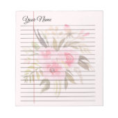 Personalisierte Linde Notizblock (Vorderseite)