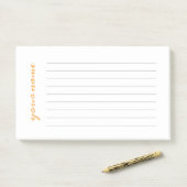 Personalisierte Liner-Post-Hinweise Post-it Klebezettel (Auf Schreibtisch)