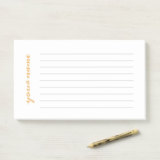 Personalisierte Liner-Post-Hinweise Post-it Klebezettel (Auf Schreibtisch)