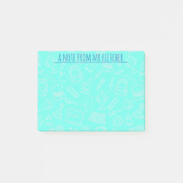 Personalisierte Linie Zeichnend Schulmaterial Must Post-it Klebezettel