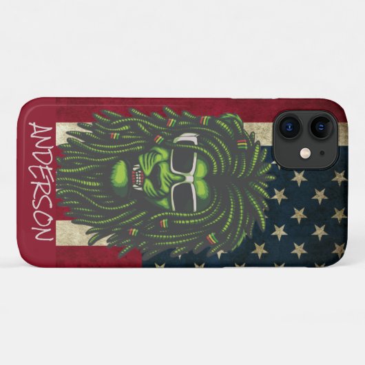 Personalisierte Lion Case-Mate iPhone Hülle (Rückseite (Horizontal))