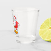 Personalisierte Liste des Weihnachtsmanns Schnapsglas (Rechts)