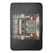 Personalisierte LKWing 18 Rad BIG RIG LKW Badematte (Vorderseite Vertikal)