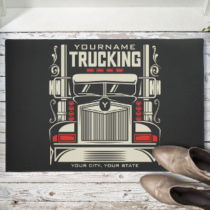 Personalisierte LKWing 18 Rad BIG RIG LKW Fußmatte