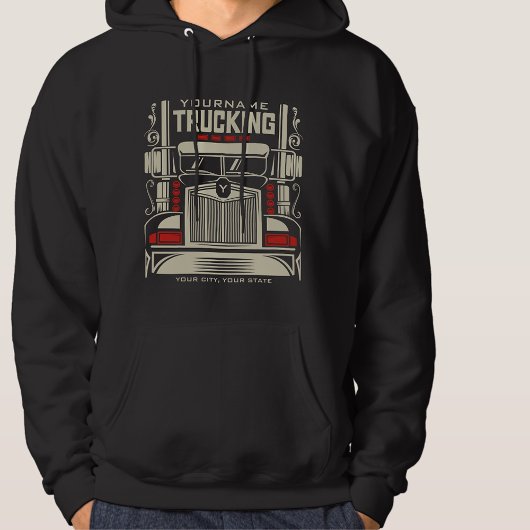 Personalisierte LKWing 18 Rad BIG RIG LKW Hoodie