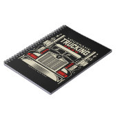 Personalisierte LKWing 18 Rad BIG RIG LKW Notizblock (Linke Seite)