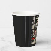 Personalisierte LKWing 18 Rad BIG RIG LKW Pappbecher (Rechts)