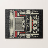 Personalisierte LKWing 18 Rad BIG RIG LKW Puzzle (Horizontal)