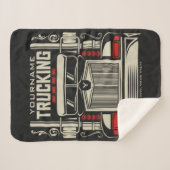 Personalisierte LKWing 18 Rad BIG RIG LKW Sherpadecke (Vorderseite (Horizontal))