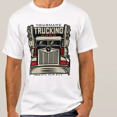Personalisierte LKWing 18 Rad BIG RIG LKW T-Shirt