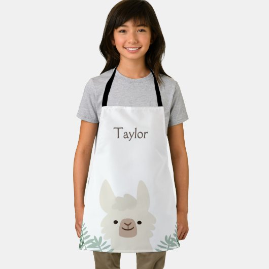 Personalisierte Llama Kids Schürze (Insitu)