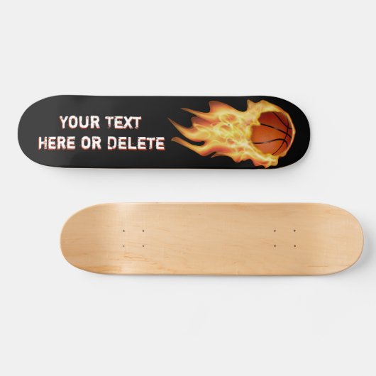 Personalisierte lodernde skateboard (Horizontal)