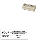 Personalisierte Logo-Adresse Rubber-Briefmarke Gummistempel (Stempel)