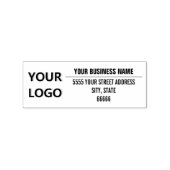 Personalisierte Logo-Adresse Rubber-Briefmarke Gummistempel (Prägung)