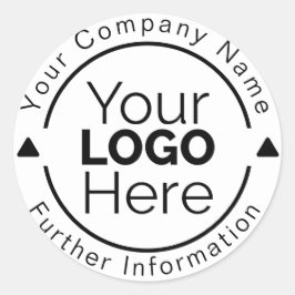 Personalisierte Logo-Briefmarke für kundenspezifis Runder Aufkleber