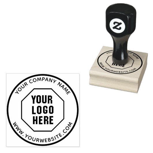 Personalisierte Logo-Briefmarke: Selbstfarbig, kun Gummistempel (Stempel)