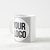 Personalisierte Logo-Designvorlage auf Tasse (Vorderseite Links)