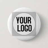 Personalisierte Logo-Designvorlage Button (Vorderseite)