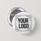 Personalisierte Logo-Designvorlage Button (Vorne & Hinten)