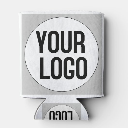 Personalisierte Logo-Designvorlage Dosenkühler (Rückseite)